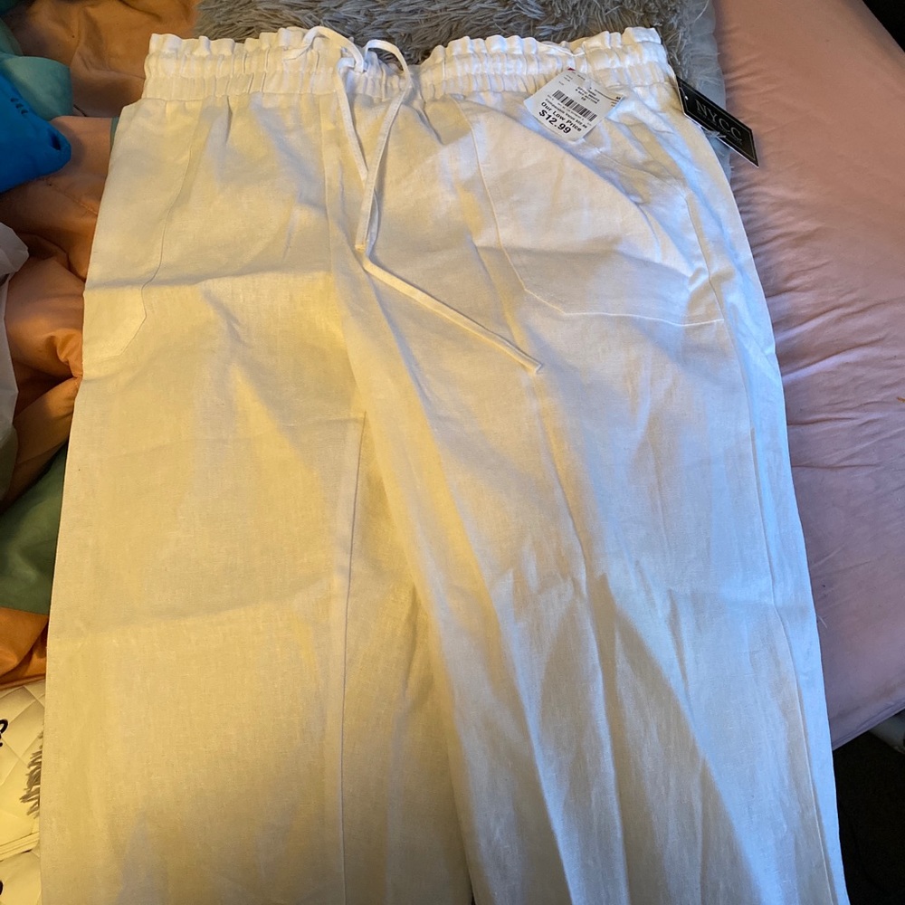 White Dress pants.